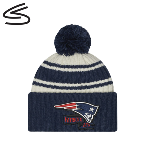 New England Patriots Pom Beanie