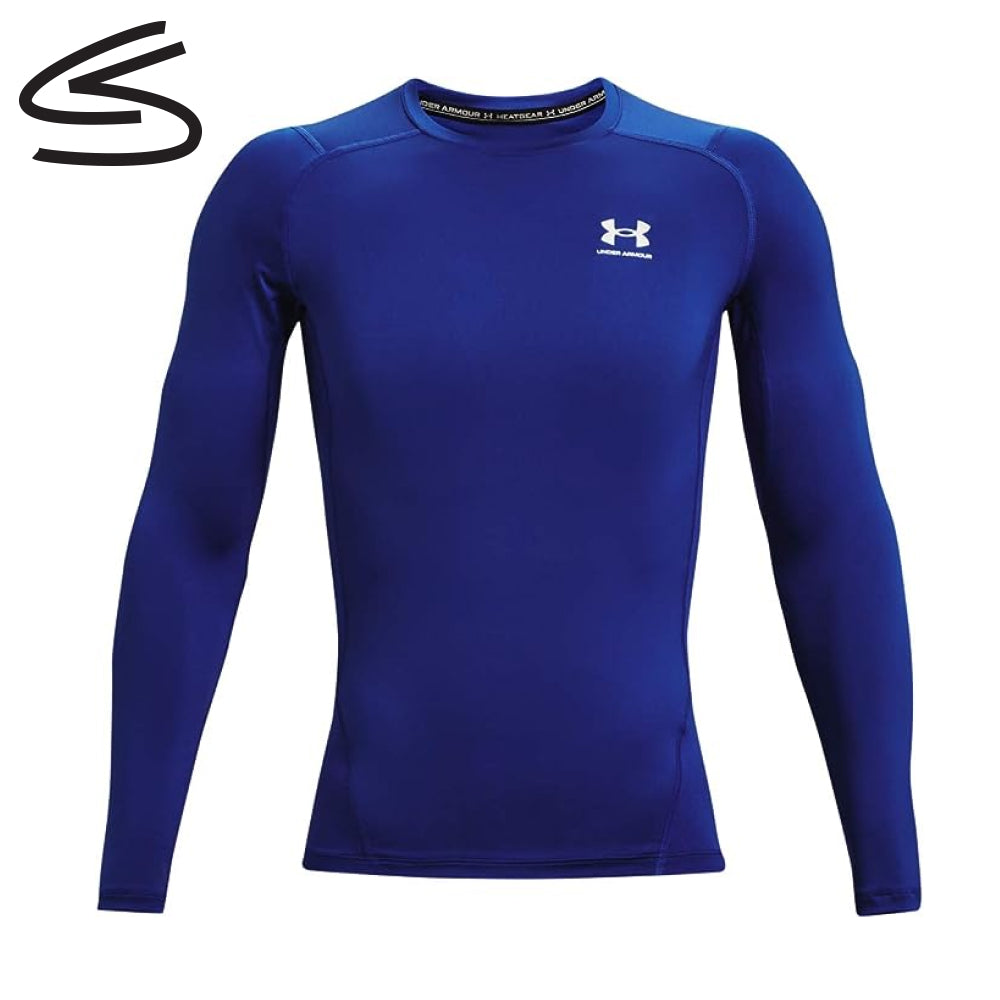 Under armour 2025 navy compression shirt