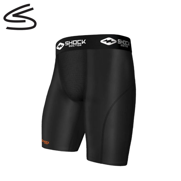 Shock Doctor Compression Short with Cup Pocket