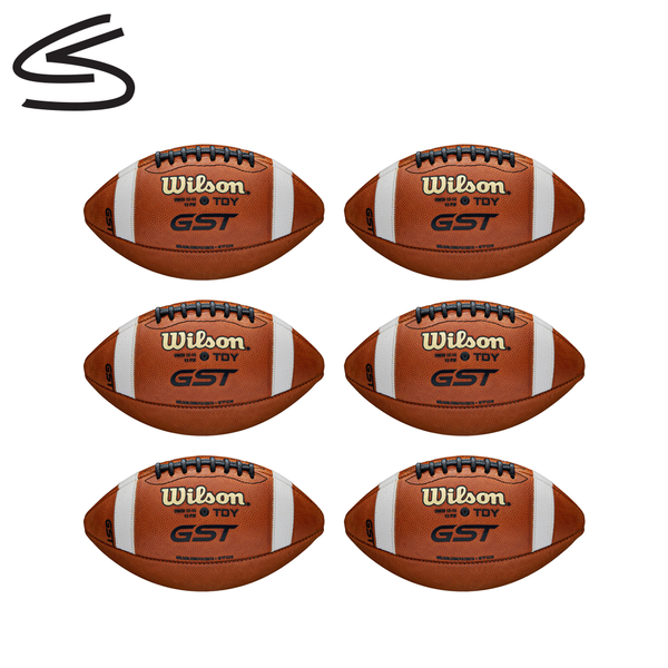 Wilson TDY (U15) Leather Football 6 Pack