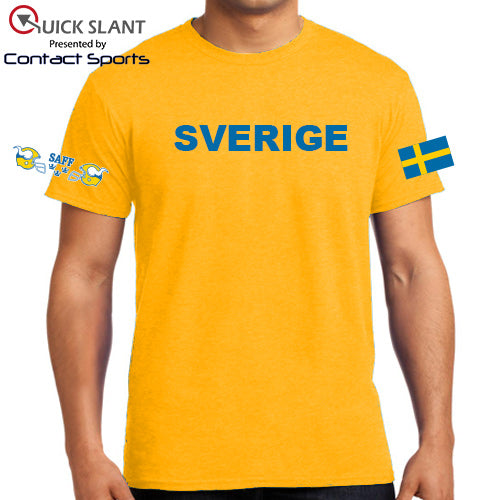 Sverige Bomulls T-Shirt